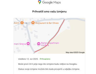 Correcting Google mistake